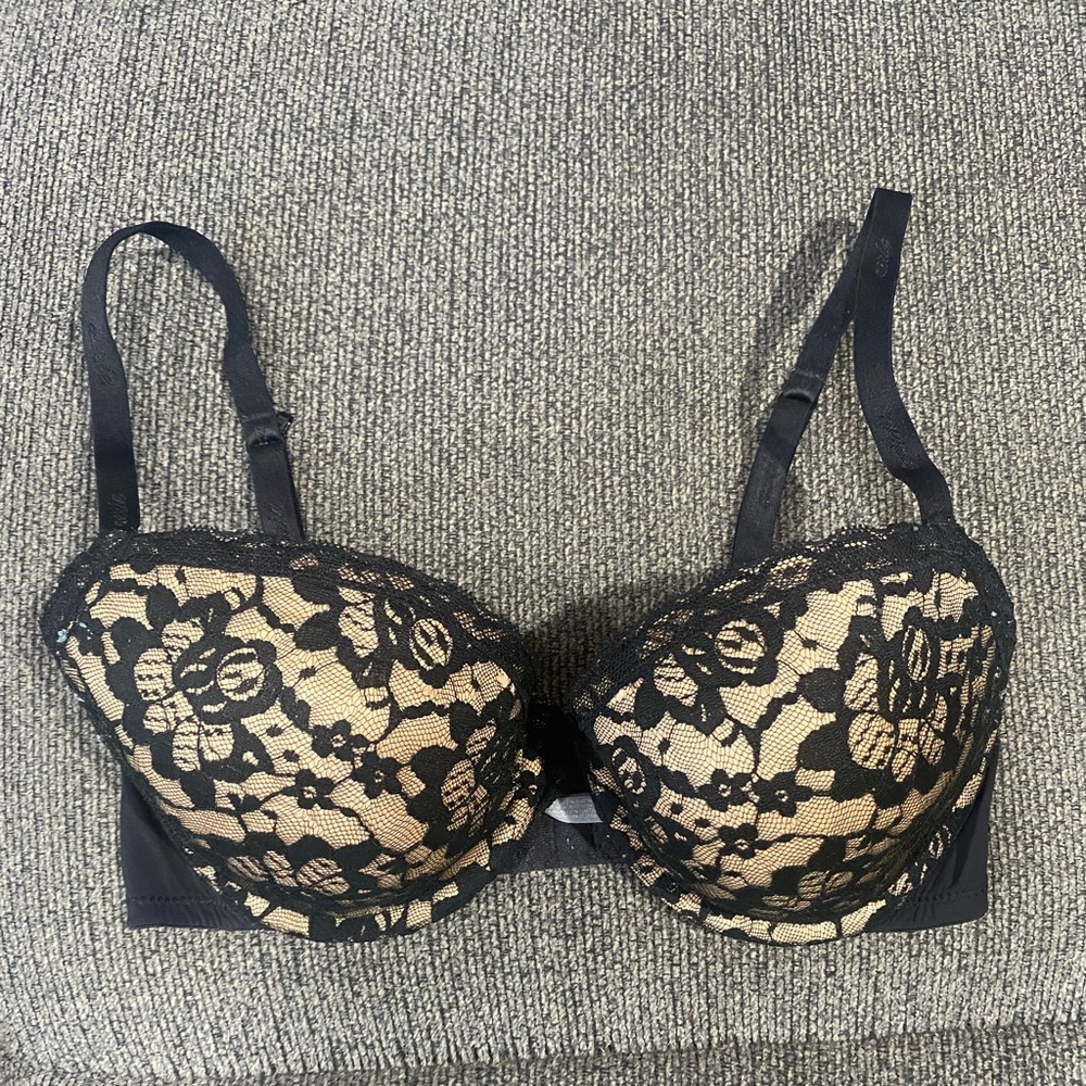 Aerie Black Lace Blakely Bra